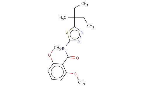N-(5-(1-ETHYL-1-METHYLPROPYL)-1,3,4-THIADIAZOL-2-YL)-2,6-DIMETHOXYBENZ AMIDE